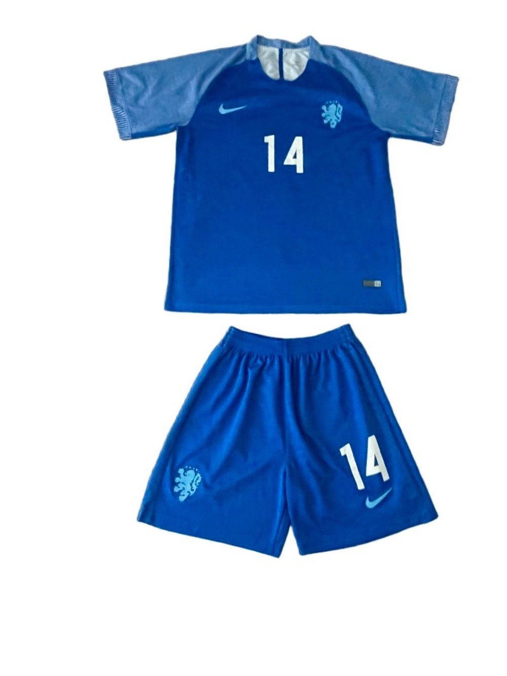 Authentic Netherlands Cruijff #14 Nike Men’s Soccer Set Size L
